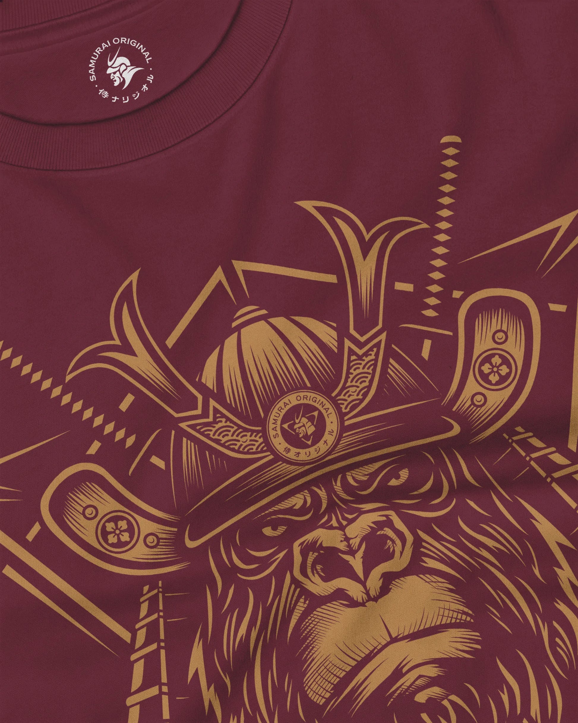 Samurai Monkey Mask Unisex Long Sleeve Tee - Samurai Original