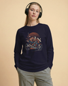 Samurai Motorbike Motorcycle Ukiyo-e Unisex Long Sleeve Tee