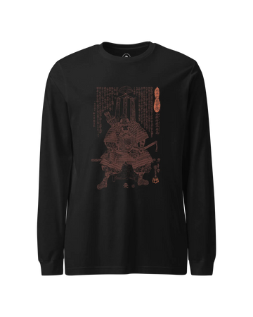 Samurai Oda Nobutaka Ukiyo-e Unisex Long Sleeve Tee