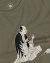 Samurai Origami Japanese Ukiyo-e Unisex Long Sleeve Tee - Samurai Original