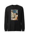 Samurai Painter Artist Ukiyo-e Unisex Long Sleeve Tee Black - Samurai Original