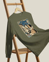 Samurai Painter Artist Ukiyo-e Unisex Long Sleeve Tee - Samurai Original
