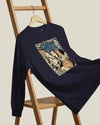 Samurai Painter Artist Ukiyo-e Unisex Long Sleeve Tee - Samurai Original