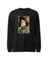 Samurai Photographer Camera Ukiyo-e Unisex Long Sleeve Tee No.10