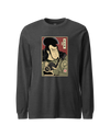 Samurai Photographer Camera Ukiyo-e Unisex Long Sleeve Tee No.10