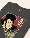 Samurai Photographer Camera Ukiyo-e Unisex Long Sleeve Tee No.10