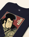 Samurai Photographer Camera Ukiyo-e Unisex Long Sleeve Tee No.10