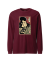 Samurai Photographer Camera Ukiyo-e Unisex Long Sleeve Tee No.10