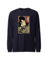 Samurai Photographer Camera Ukiyo-e Unisex Long Sleeve Tee No.10