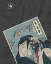 Samurai Photographer Camera Ukiyo-e Unisex Long Sleeve Tee No.2