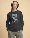 Samurai Photographer Camera Ukiyo-e Unisex Long Sleeve Tee No.2