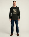 Samurai Photographer 3 Camera Ukiyo-e Unisex Long Sleeve Tee - Samurai Original