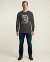 Samurai Photographer 3 Camera Ukiyo-e Unisex Long Sleeve Tee - Samurai Original
