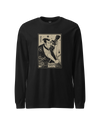 Samurai Photographer 3 Camera Ukiyo-e Unisex Long Sleeve Tee Black - Samurai Original