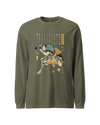 Samurai Photographer Camera Ukiyo-e Unisex Long Sleeve Tee No.4
