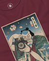 Samurai Photographer 5 Camera Ukiyo-e Unisex Long Sleeve Tee