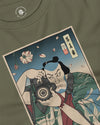 Samurai Photographer 5 Camera Ukiyo-e Unisex Long Sleeve Tee