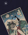 Samurai Photographer 5 Camera Ukiyo-e Unisex Long Sleeve Tee