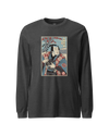 Samurai Photographer Camera Ukiyo-e Unisex Long Sleeve Tee No.6