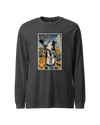 Samurai Photographer 7 Camera Ukiyo-e Unisex Long Sleeve Tee Dark Grey Heather - Samurai Original