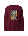 Samurai Photographer 7 Camera Ukiyo-e Unisex Long Sleeve Tee Maroon - Samurai Original