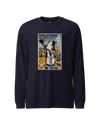 Samurai Photographer 7 Camera Ukiyo-e Unisex Long Sleeve Tee Navy - Samurai Original