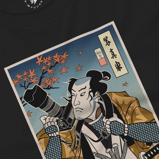 Samurai Photographer 7 Camera Ukiyo-e Unisex Long Sleeve Tee - Samurai Original