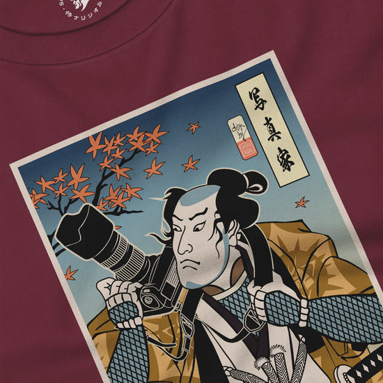 Samurai Photographer 7 Camera Ukiyo-e Unisex Long Sleeve Tee - Samurai Original