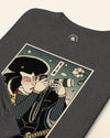 Samurai Photographer Camera Ukiyo-e Unisex Long Sleeve Tee No.8