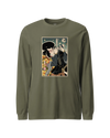 Samurai Photographer Camera Ukiyo-e Unisex Long Sleeve Tee No.8