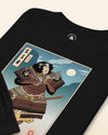 Samurai Photographer Camera Ukiyo-e Unisex Long Sleeve Tee No.9