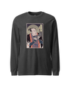 Samurai Photographer Camera Ukiyo-e Unisex Long Sleeve Tee No.1