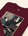 Samurai Piano Classical Music Ukiyo-e Unisex Long Sleeve Tee