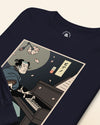 Samurai Piano Classical Music Ukiyo-e Unisex Long Sleeve Tee
