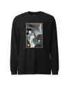 Samurai Pilot Airplane Ukiyo-e Unisex Long Sleeve Tee