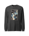 Samurai Pilot Airplane Ukiyo-e Unisex Long Sleeve Tee