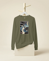 Samurai Pilot Airplane Ukiyo-e Unisex Long Sleeve Tee