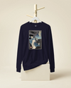 Samurai Pilot Airplane Ukiyo-e Unisex Long Sleeve Tee