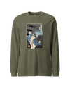 Samurai Pilot Airplane Ukiyo-e Unisex Long Sleeve Tee