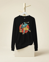 Samurai Play Bowling Ukiyo-e Unisex Long Sleeve Tee