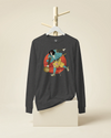Samurai Play Bowling Ukiyo-e Unisex Long Sleeve Tee