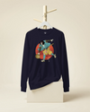 Samurai Play Bowling Ukiyo-e Unisex Long Sleeve Tee