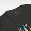 Samurai Play Curling Ukiyo-e Unisex organic t-shirt