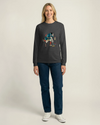 Samurai Play Curling Ukiyo-e Unisex Long Sleeve Tee - Samurai Original