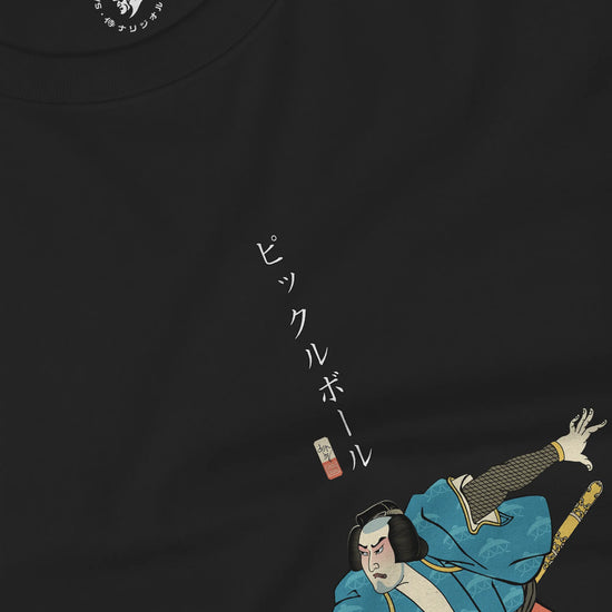 Samurai Play Pickleball Ukiyo-e Unisex Long Sleeve Tee - Samurai Original
