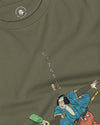 Samurai Play Pickleball Ukiyo-e Unisex Long Sleeve Tee - Samurai Original