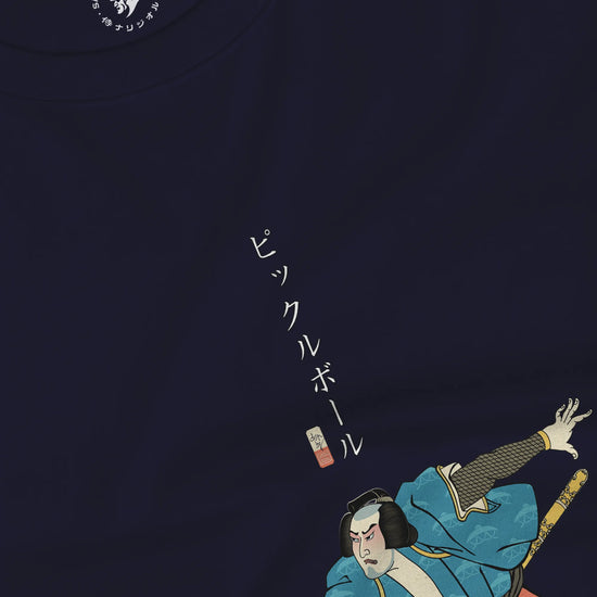 Samurai Play Pickleball Ukiyo-e Unisex Long Sleeve Tee - Samurai Original