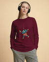 Samurai Play Pickleball Ukiyo-e Unisex Long Sleeve Tee - Samurai Original