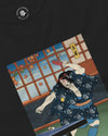 Samurai Play Table Tennis Ping Pong Ukiyo-e Unisex Long Sleeve Tee - Samurai Original