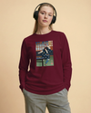 Samurai Play Table Tennis Ping Pong Ukiyo-e Unisex Long Sleeve Tee - Samurai Original